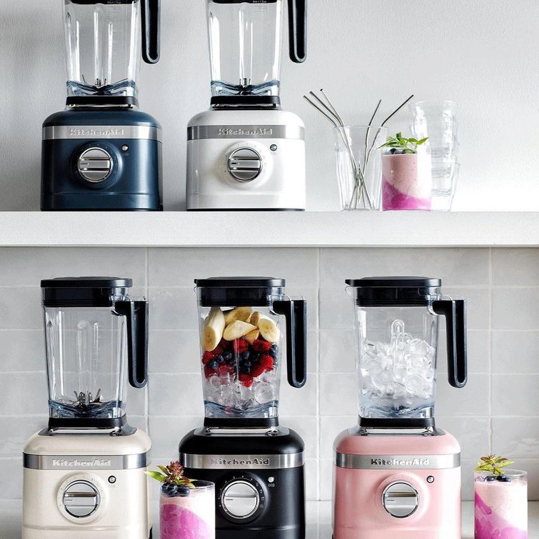 KitchenAid blender on countertop
