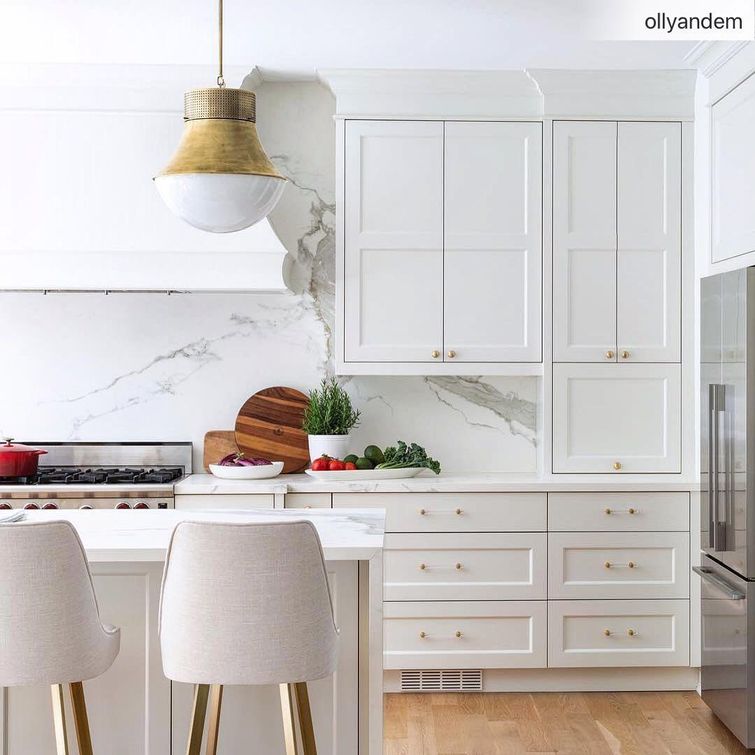 Neolith Estatuario E01 kitchen backsplash