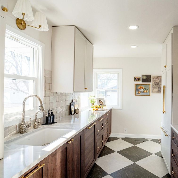 Tanner's modern meets vintage kitchen makeover